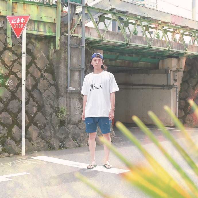 About the collaboration item W/&amp;W s/s tee with Kenji Fujii